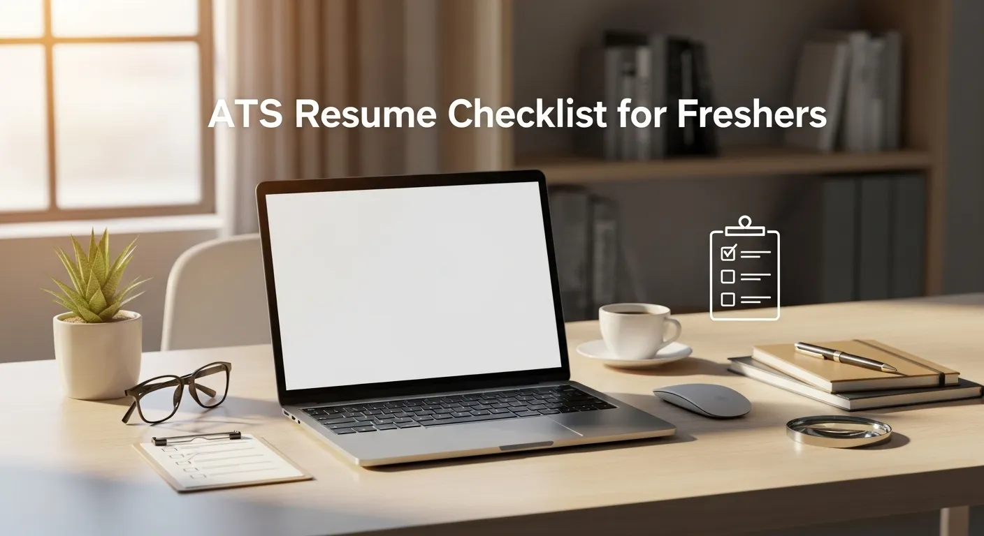 ATS Resume Checklist for Freshers: 15 Things to Check Before Applying
