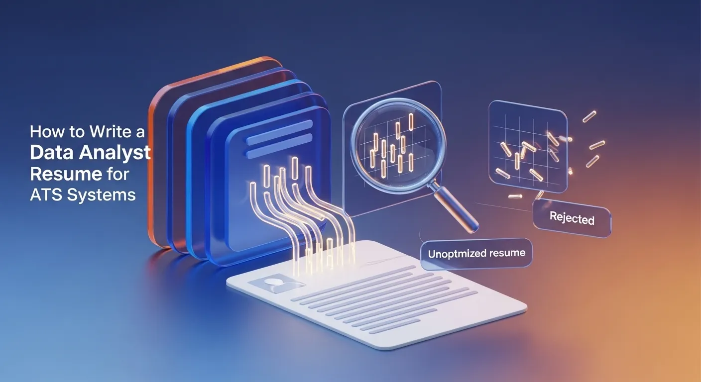 Illustration for How to Write a Data Analyst Resume for ATS Systems